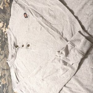 Grey, Dickies,Tall Long-sleeve T-shirt, Size XLT